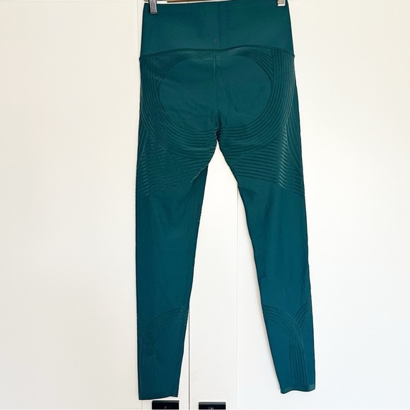 Fanka Full length Body sculpt Teal Patterned Leggings Medium? reversible tights - Picture 11 of 16